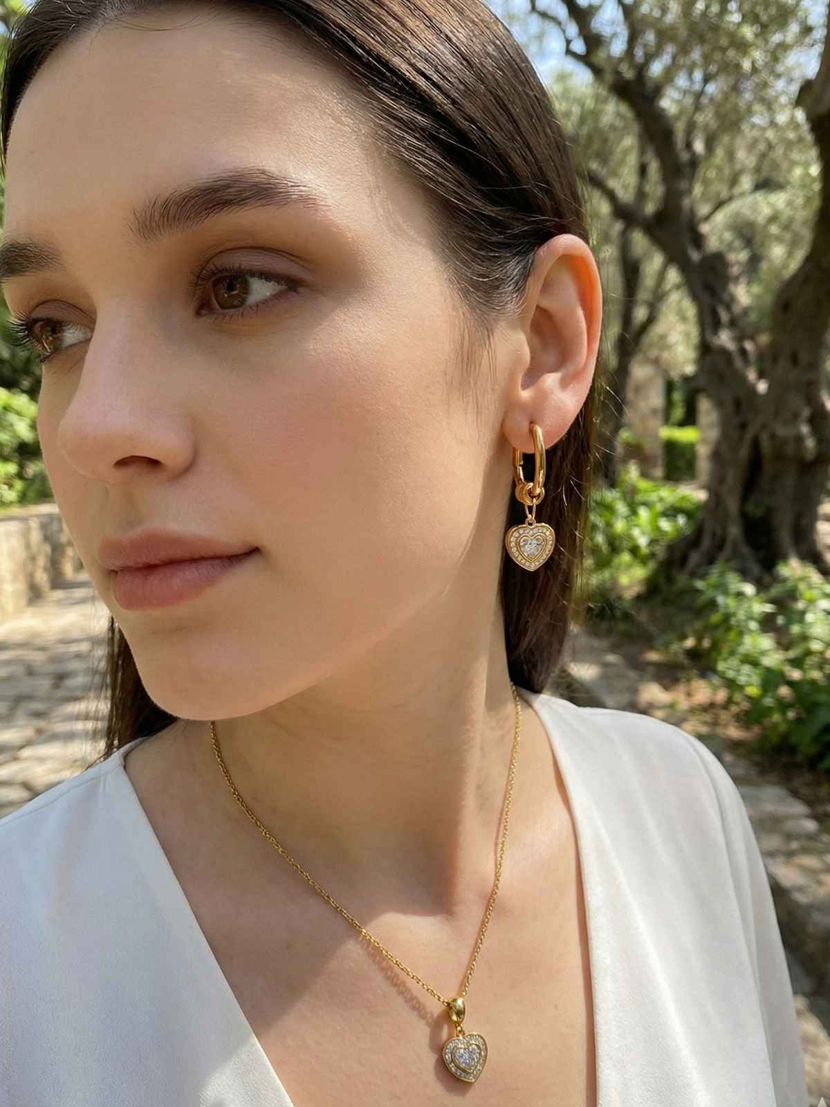 Amora Heart Earrings