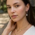 Luna Pearl Creolen Earrings