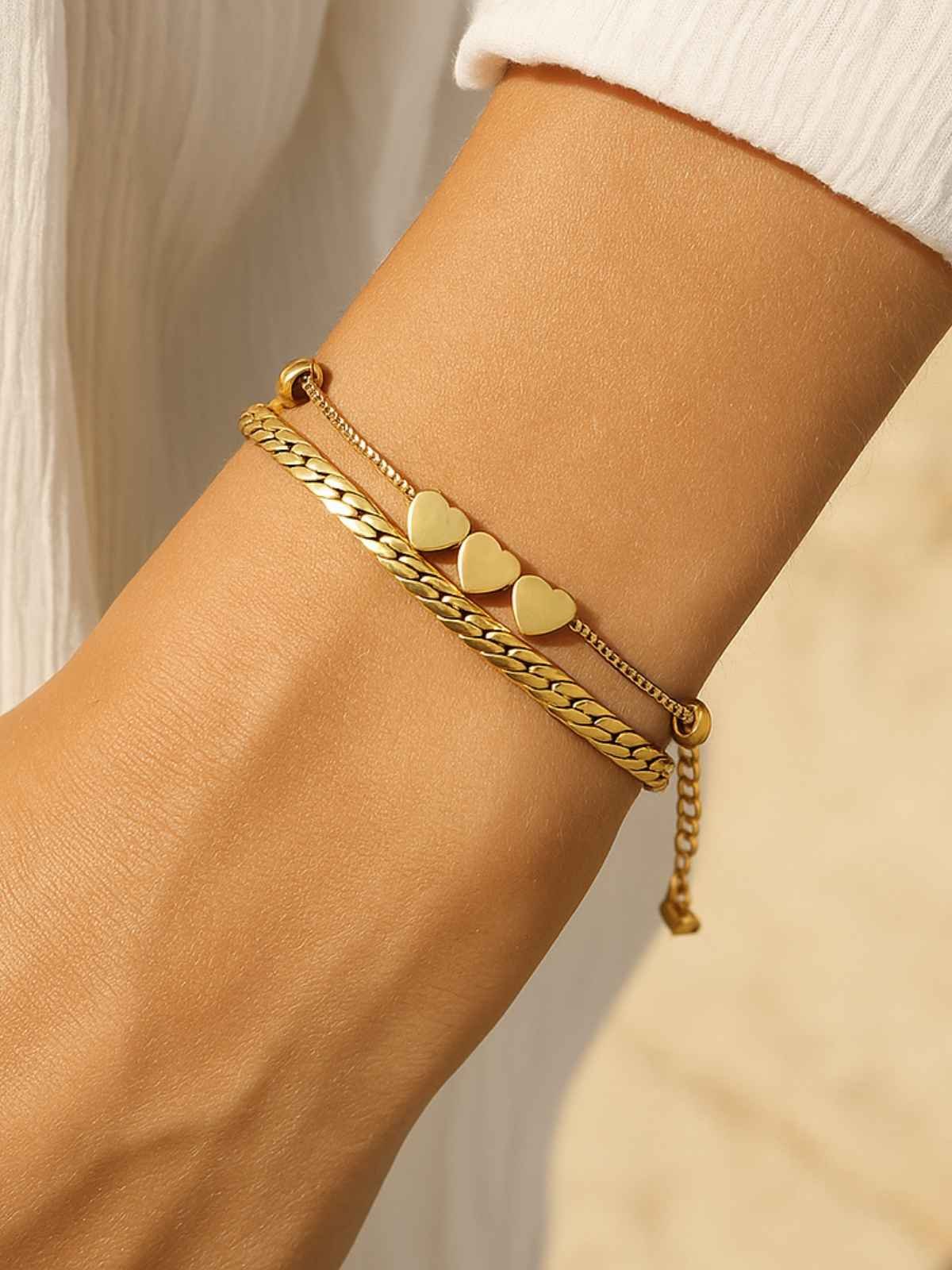 Trinity Heart Bracelet