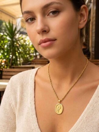 Sunlight Medallion Halskette