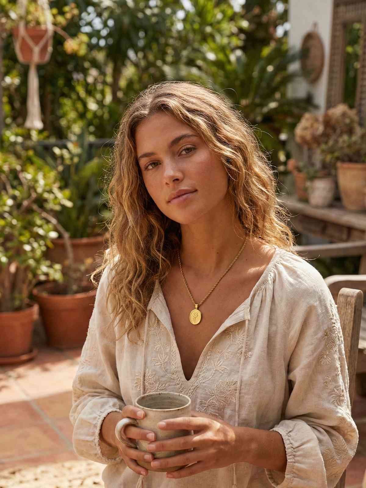 Sunlight Medallion Halskette