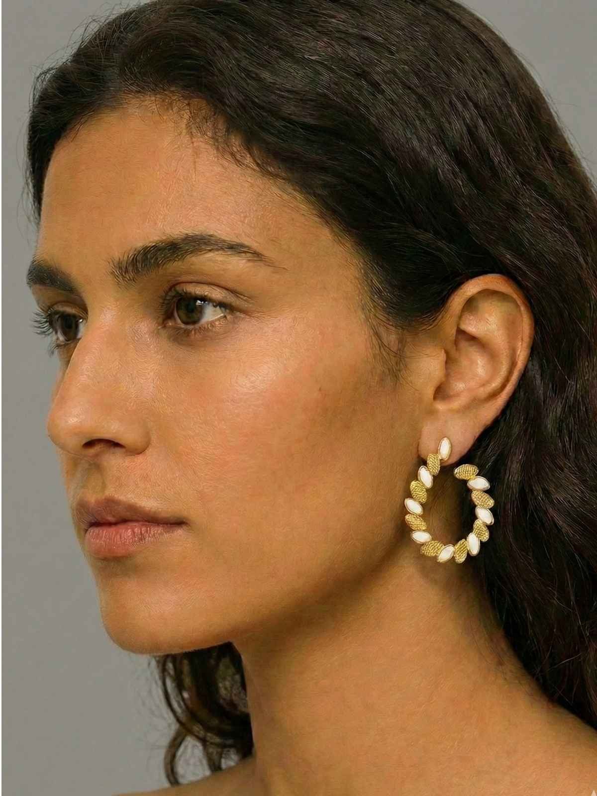 Leaf Ohrringe Leaf Earrings