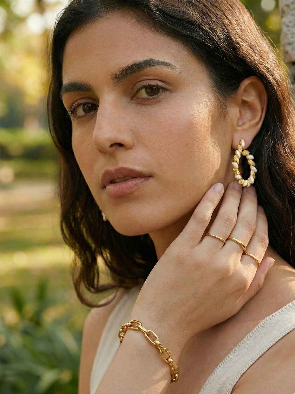 Leaf Ohrringe Leaf Earrings