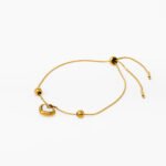 Heartline anklet