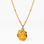 Floral Emblem Halskette