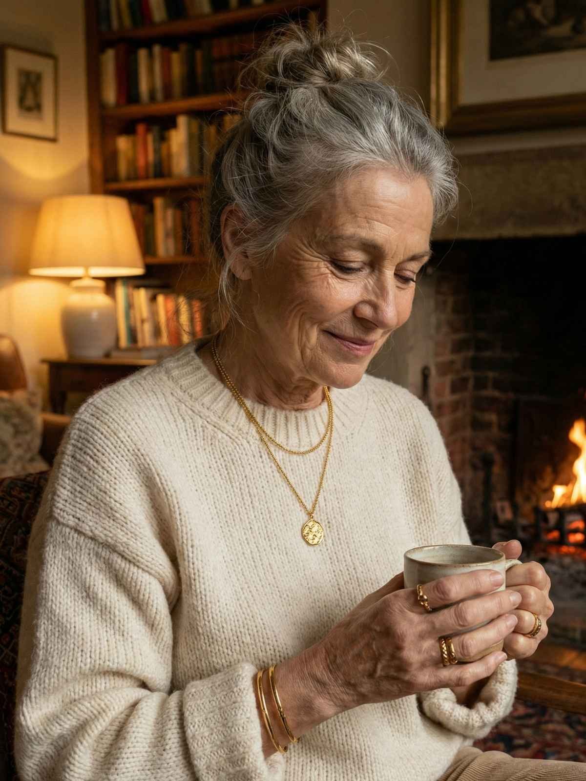 Floral Emblem Kette Floral Emblem Halskette