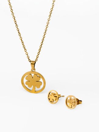 Clover Charm Schmuck Set