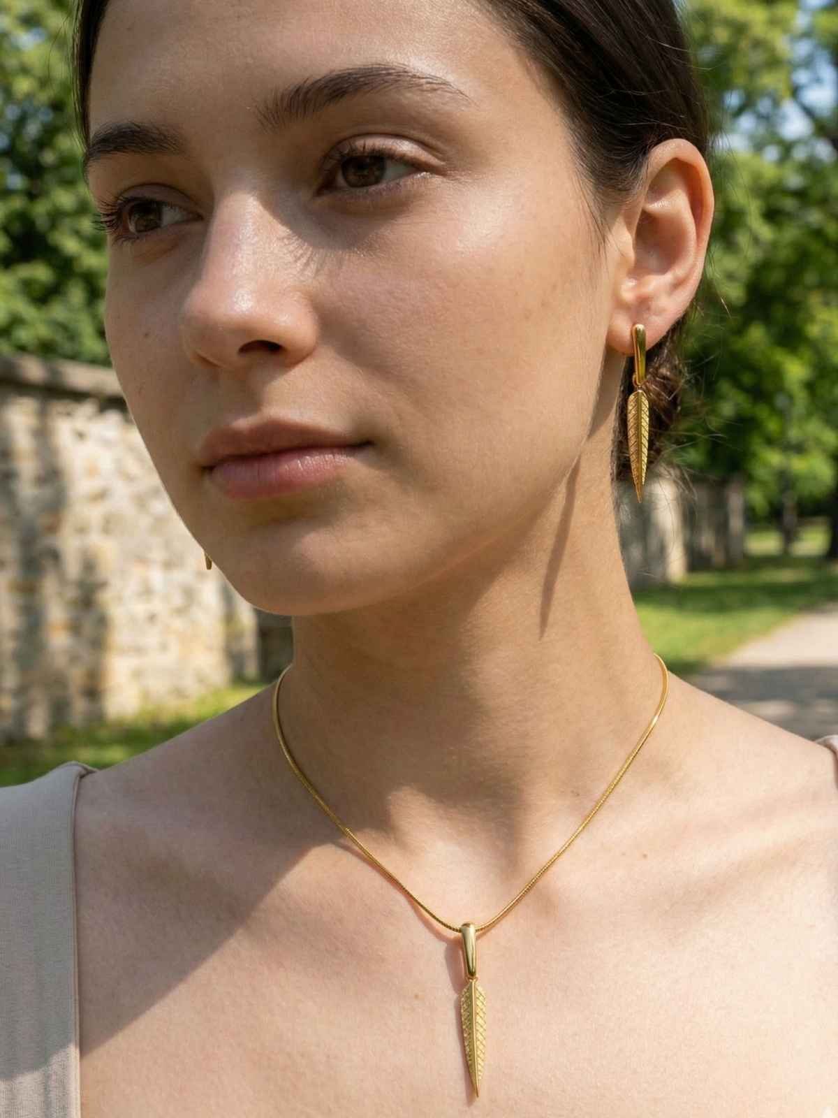 Feather Shine Schmuck Set