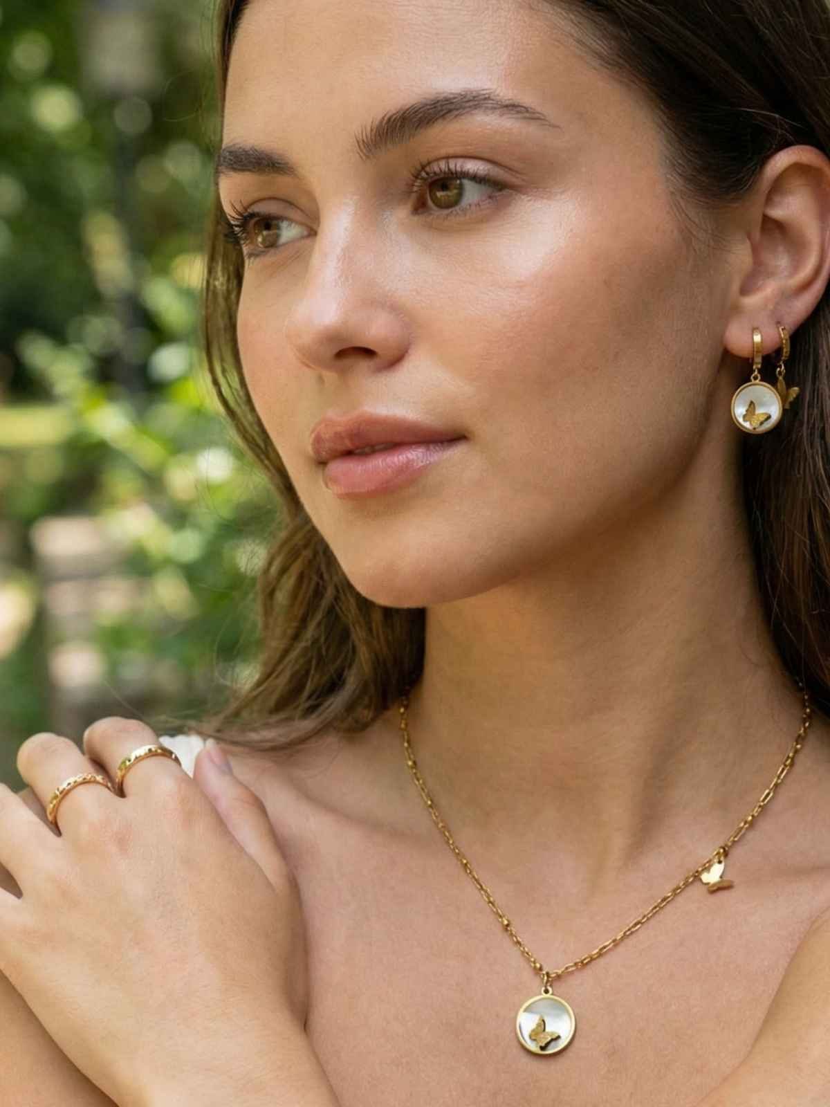 Butterfly Circle Set Butterfly Circle Schmuck Set