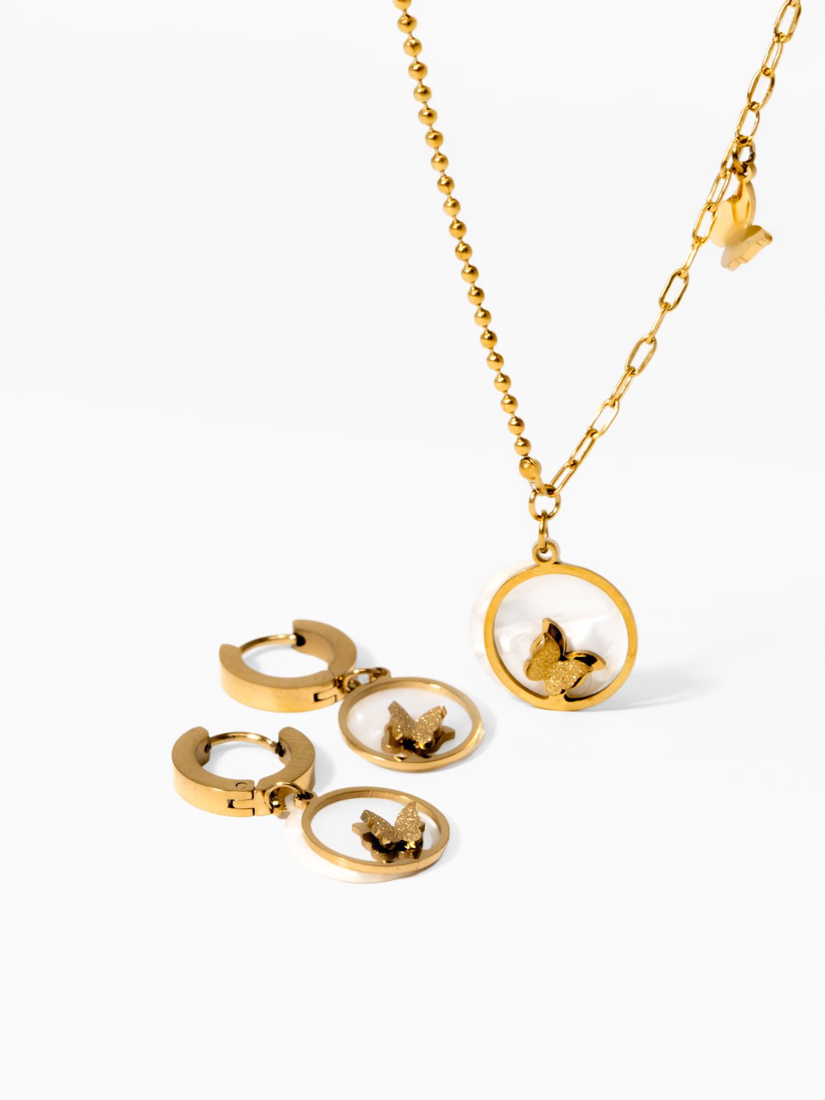 Butterfly Circle Set Butterfly Circle Schmuck Set