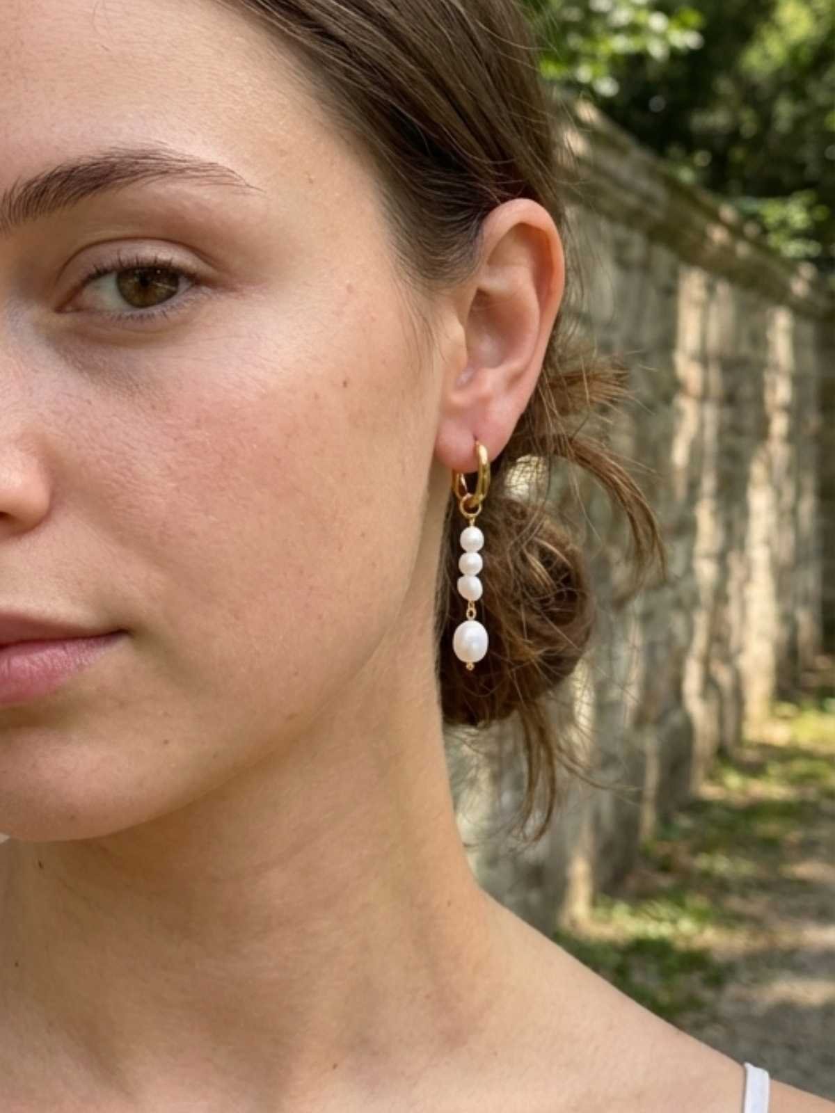 Pearl Motion Earrings