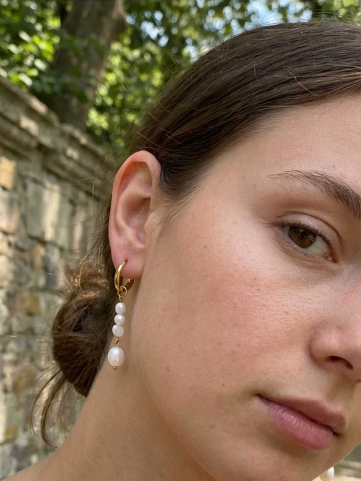 Pearl Motion Earrings