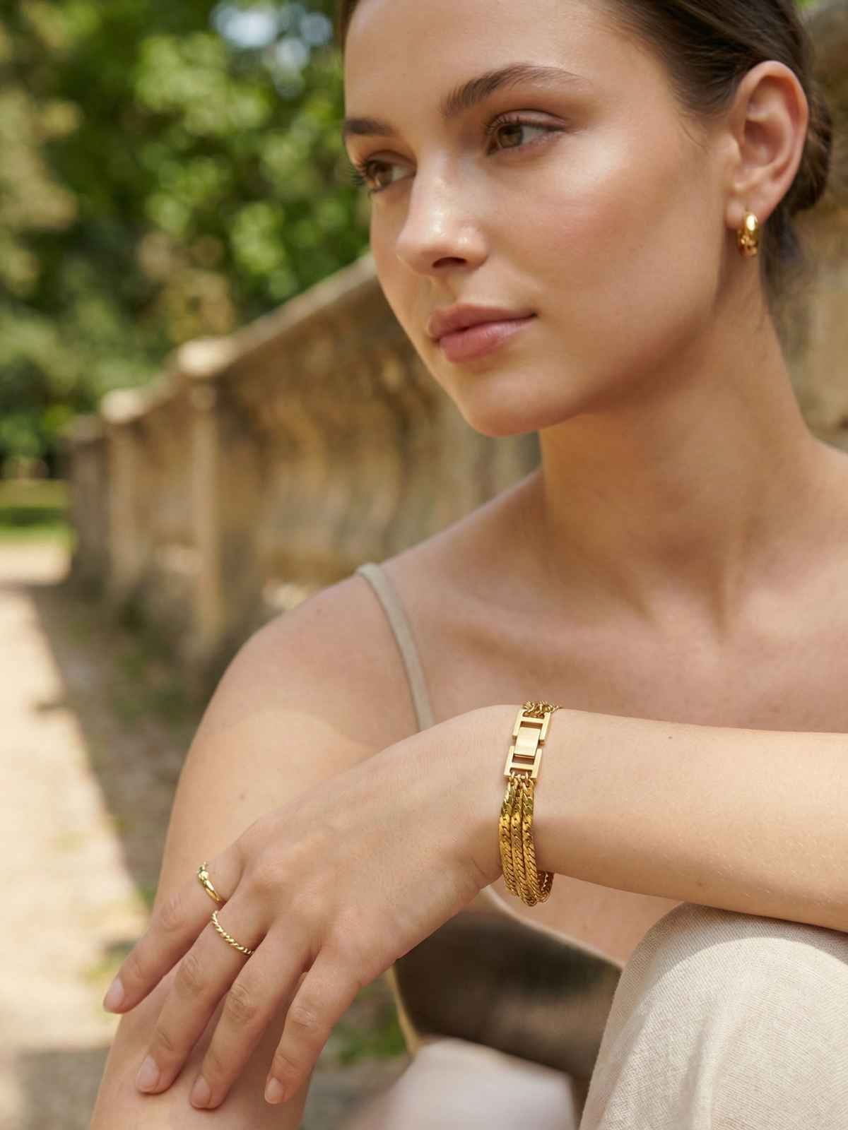 Sleek Trinity Bracelet