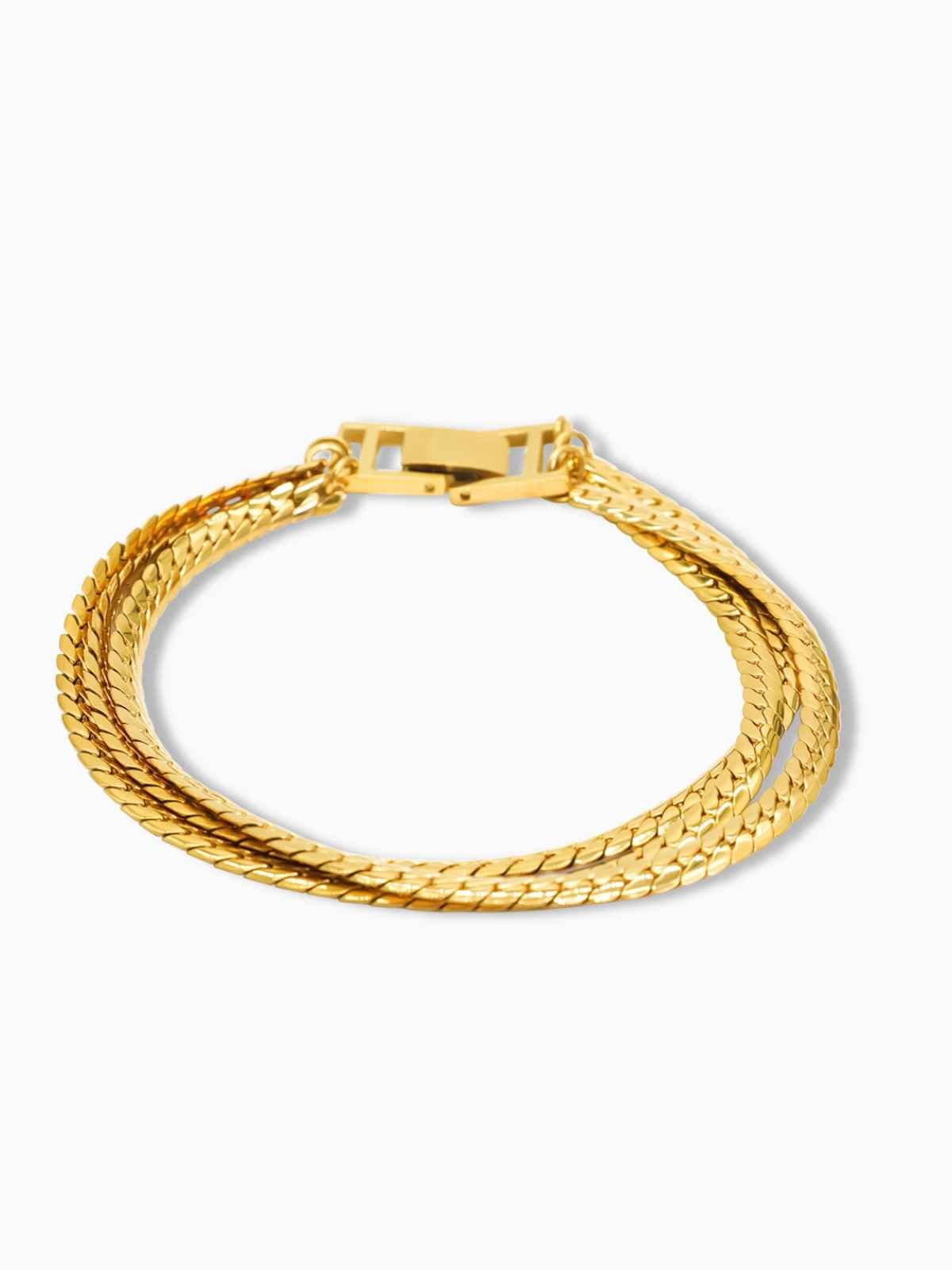 Sleek Trinity Bracelet